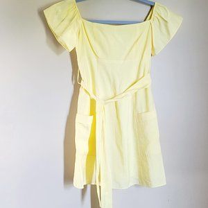 ZARA yellow dress